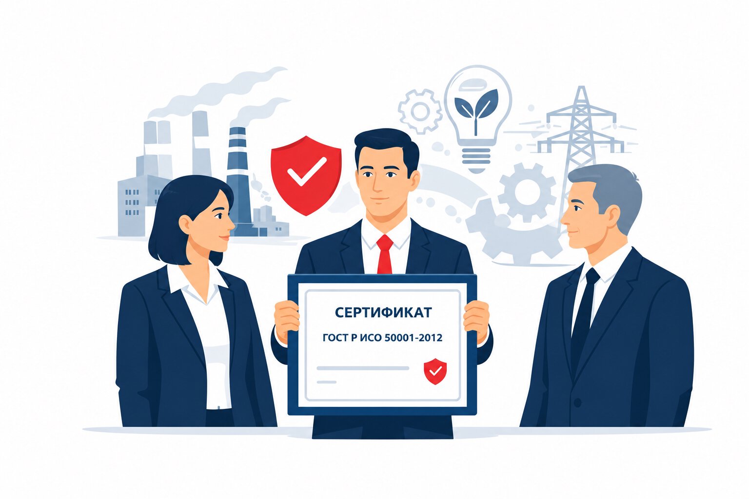 Оформление сертификата ГОСТ Р ИСО 50001-2012 в Горячем Ключе и по всему муниципальному образованию города Горячий Ключ Краснодарского края