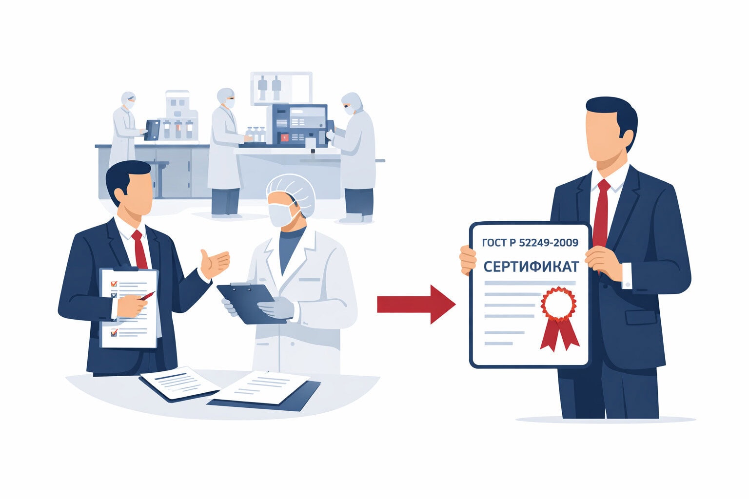 Процедура сертификации ГОСТ Р 52249-2009 в Горячем Ключе